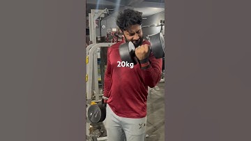 20kg Dumbbell Curl🔥 #viral #trending #fitness