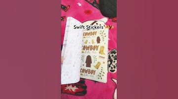 swifties stickers acquired 🫶 #taylorsversion #taylorswift #erastour #merch #swifties #taylornation