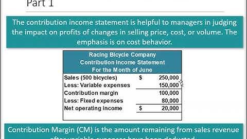 ACCT 205 Chapter 5 CVP Analysis