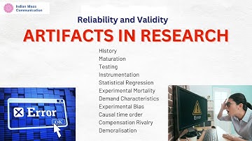 10.10 Artifacts in Research | Probability and Non-Probability Sampling l Communication Research