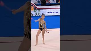 Aisha Zhanibekkyzy - Kazakhstan rhythmic gymnastic - ginástica гимнастический gimnastică व्यायाम 体操