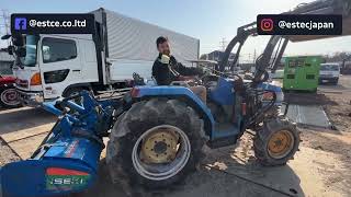 JAPAN USED TRACTOR: Iseki TG333FF / estec-trade.com - YouTube