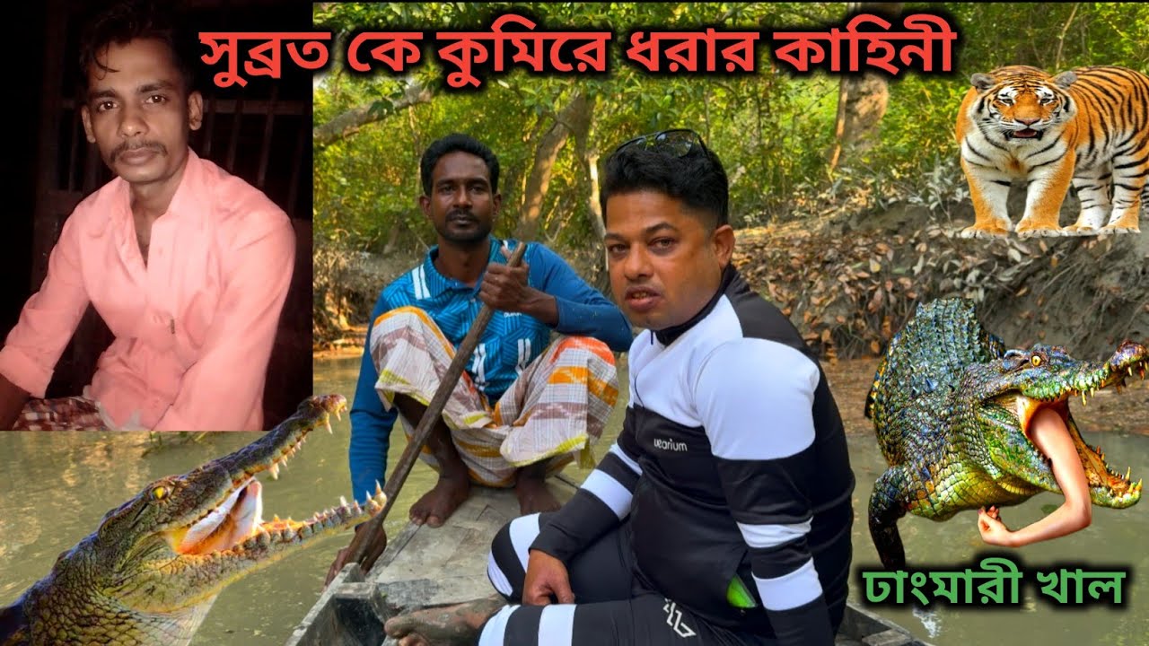 সুব্রত কে কুমিরে ধরার কাহিনী। সুন্দরবন। দাকোপ। খুলনা 