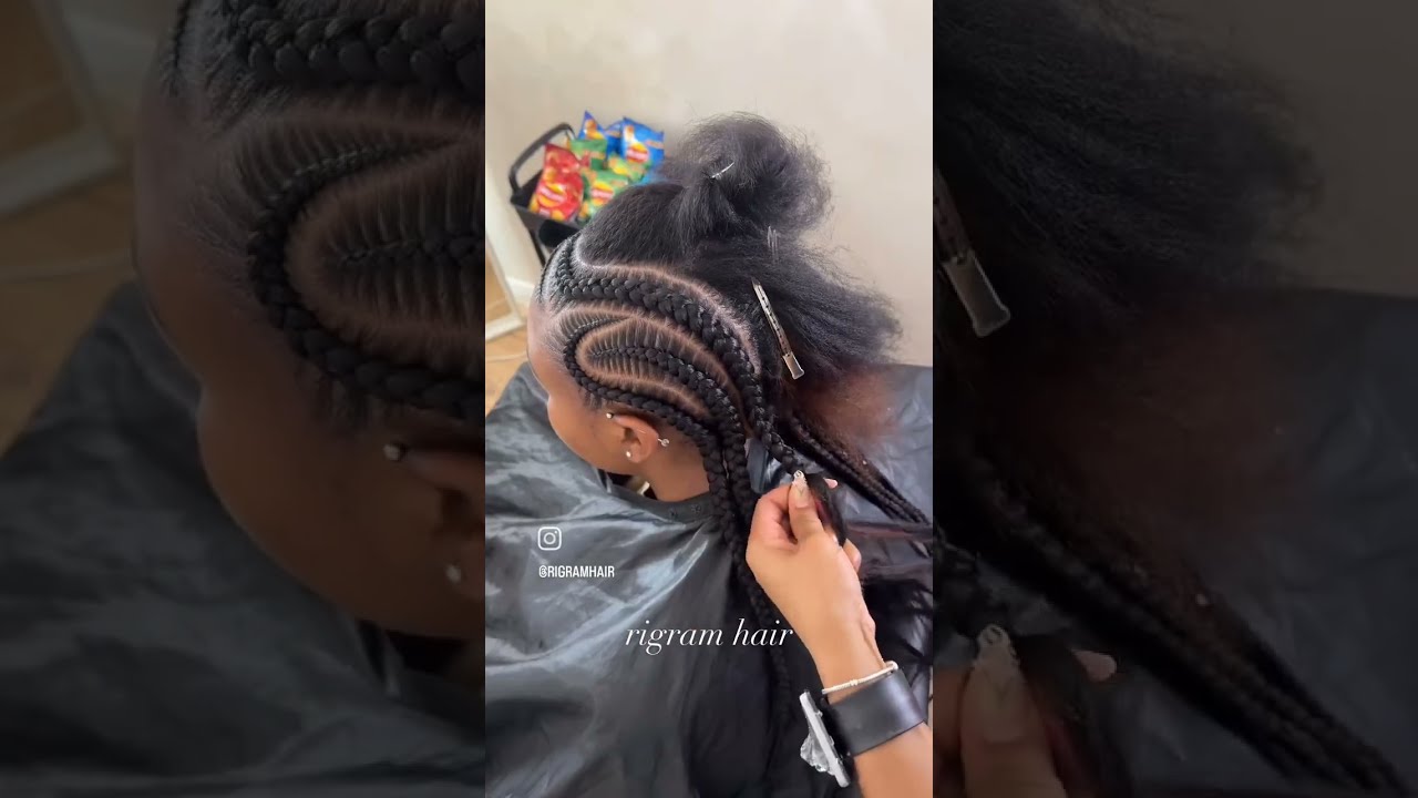 Tucking Coloured Hair Myhairportal Braids Hairstyles Haircare Howto Shorts Africa Salon
