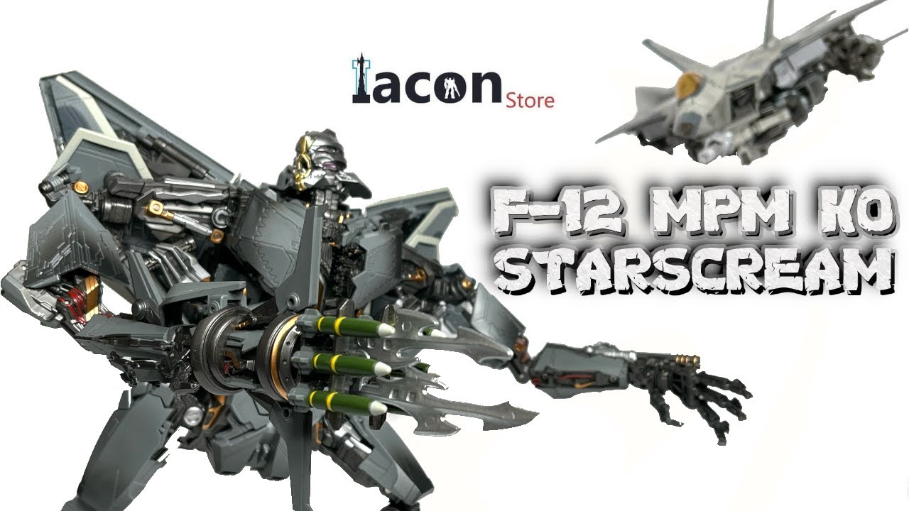 L DEFORMATION F-12 スタースクリーム似 ENG SUB] Metal Deformation F-12 Starscream Unboxing & Review - YouTube