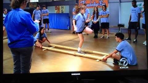 Move Over Zumba!    Tinikling on The Middle - ABC - Sue