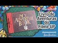 Encadernação do My Adventure Book - Álbum do Filme UP Altas Aventuras