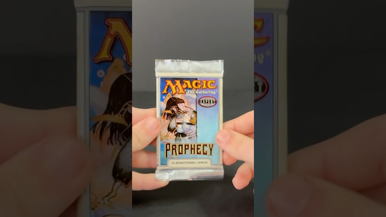 Opening a MTG Prophecy Booster Pack from 2000 #mtg #magicthegathering  #mtgcommander #rhysticstudy - YouTube