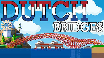 I CANNOT BELIEVE this is a REAL BRIDGE! Three Dutch Bridges in Poly Bridge 2!
