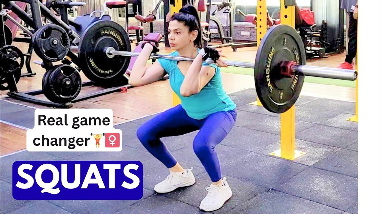 Squat Day | Leg, core & Glute workout 🔥