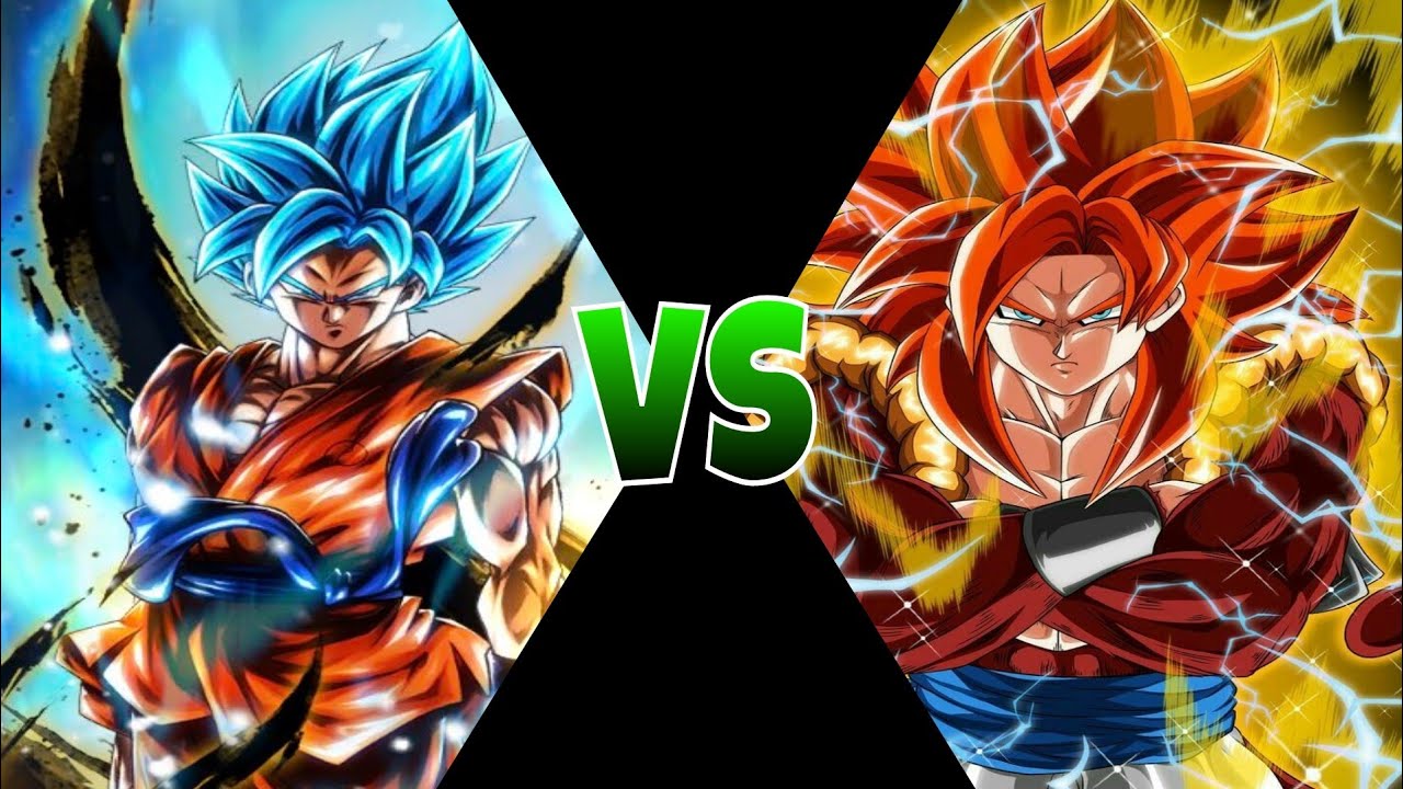 Goku Ssj Dios Vs Gogeta Ssj4