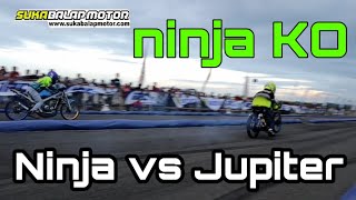 ninja 155cc di permalukan Jupiter 130cc