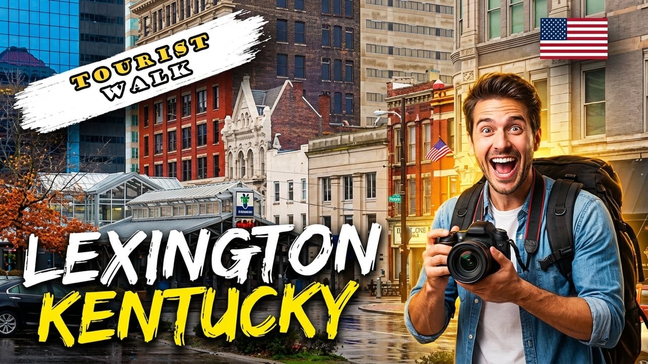 🏇Walk Around Amazing Lexington, Kentucky - America 🐎