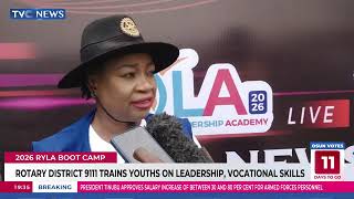 Jide Ogunleye, Chairman RYLA 2026, at the Opening Ceremony of RYLA 2026 | TVC News