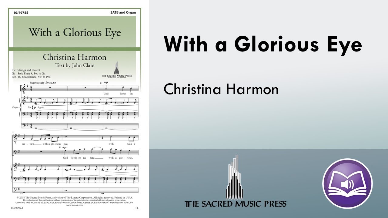 With a Glorious Eye (SATB) - Christina Harmon