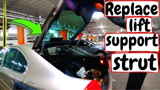 Lift Support Struts🚘: How to replace and change tailgate strut on a car? by  Ben's Factory 693 views 2 years ago 2 minutes, 4 seconds