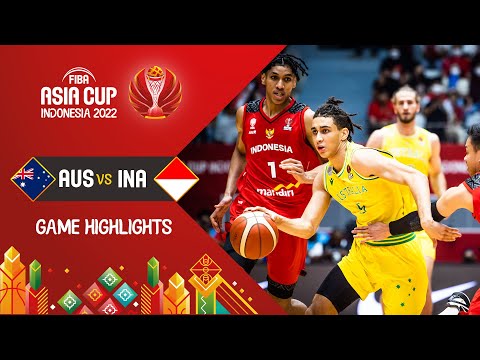 Australia 🇦🇺 - Indonesia 🇮🇩 | Basketball Highlights - #FIBAASIACUP 2022