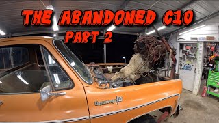 Abandoned C10 part 2 pulling the engine and transmission by Left For Dead Garage 439 views 2 months ago 34 minutes