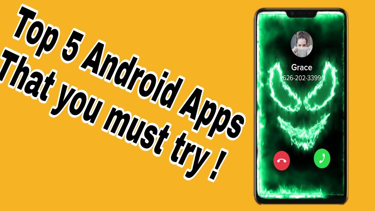 Top 5 Android Apps That You Must Try ! - YouTube