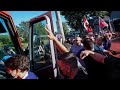 Trudeau hit by gravel at heated protest during Ontario campaign stop