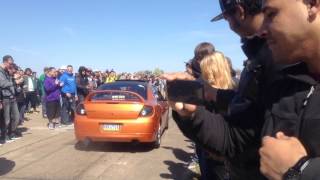 Cars Leaving the Tristate Tuner Meet 2013