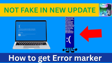How to get Error Marker in Find the Markers (REAL)