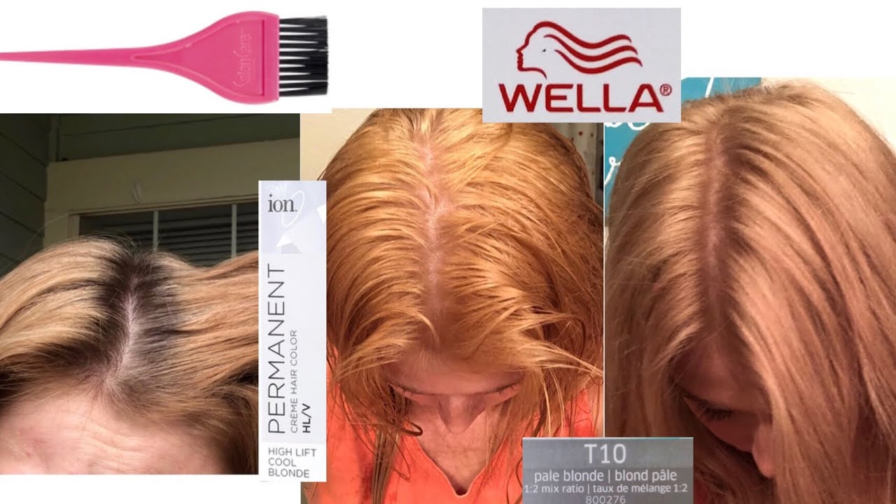 Ion High Lift Cool Blonde Wella T10 Toner Pale Blonde Youtube