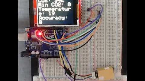 🔥🐻 아두이노에 이산화탄소센서(MHZ19B)값 LCD에 출력해보기!#Shorts