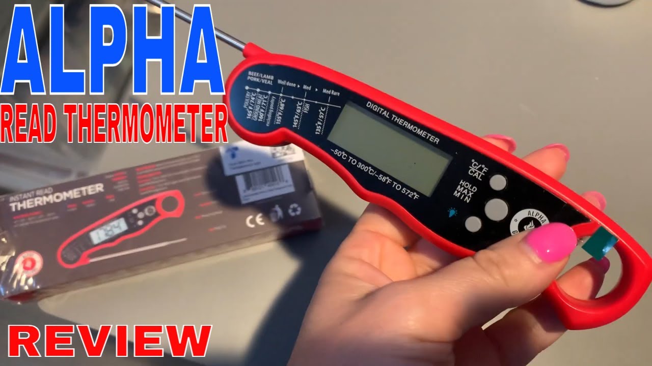 Review & Test Alpha Grillers Instant Meat Thermometer Part 1 
