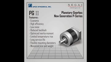 Gearbox Apex Dynamics PII | PT. Sinergi Global Automasi
