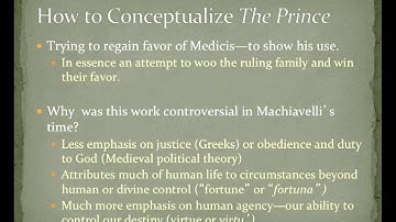 POS 201: Lecture 5-Machiavelli and the Dawn of Political Theory