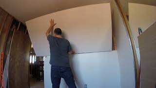 Installing drywall in a mobile home | DIY Work
