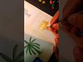 Miniature Gold lotus Painting🪷 #lotus #miniaturepainting #artshorts #painting #art