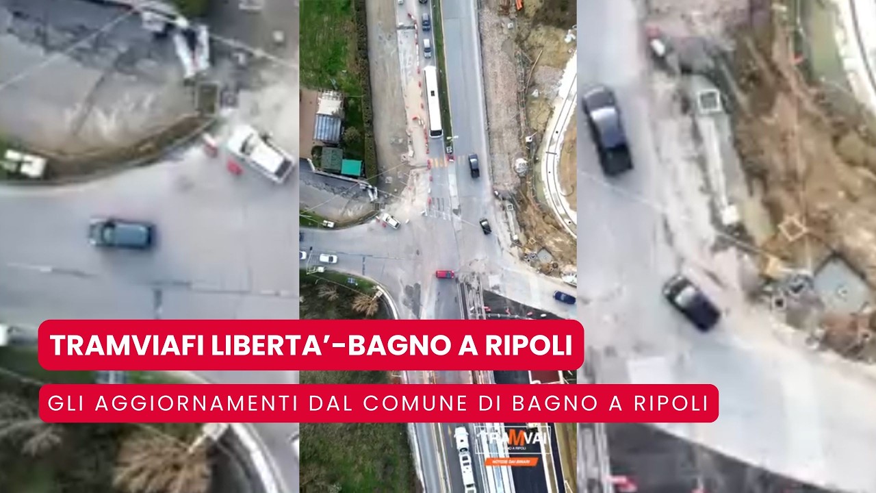 TramviaFI 3.2.1: in arrivo a Bagno a Ripoli la nuova rotonda