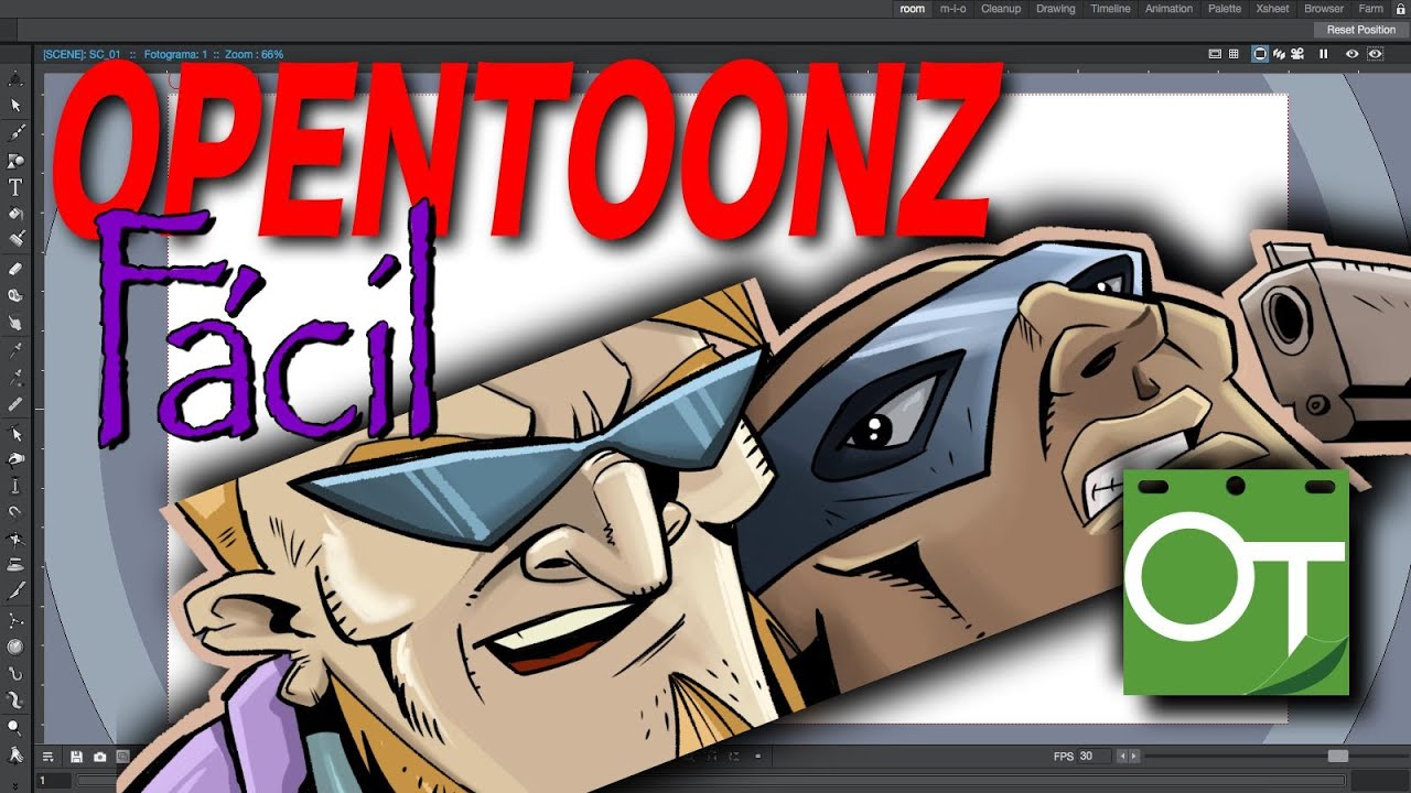APRENDE ANIMACION 2D en 🔶🔶 OPENTOONZ🔶🔶 de manera Fácil (Parte-1) - YouTube