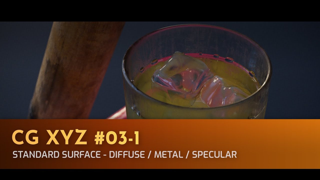 CGxyz #03-1 - Standard Surface - Diffuse, Metal và Specular - YouTube