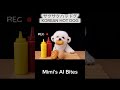 Too Cute to Skip 😭 Mimi’s Crunchy Hotdog Mukbang ASMR もぐもぐ🐾 #asmr #cute #咀嚼音揚げ物 #mukbang #puppy