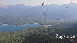 Самая высокая точка в Германии " Zugspitze ", красота Альп.(часть 1)
