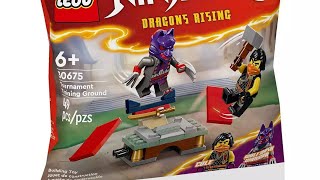 Lego Ninjago Tournament Training Ground Stopmotion Build