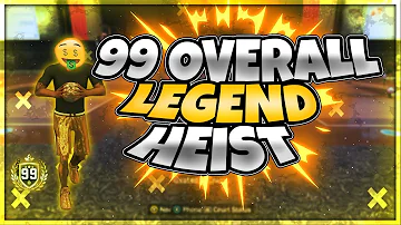 THE 99 OVR LEGEND HEIST - 75 BECOMES 99 DEMIGOD - NBA 2K18