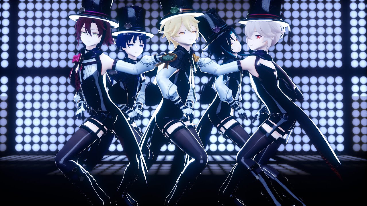 【MMD】【1440p,60fps】up and down 風系少男 空 魈 流浪者 楓原萬葉 鹿野院平藏