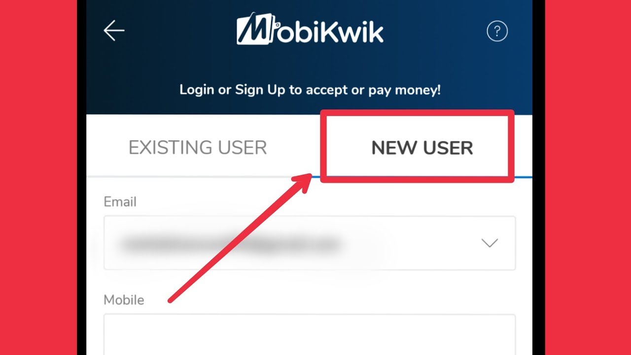 How To Create MobiKwik Account in Android
