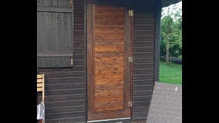 Деревянная дверь своими руками - просто, дешево, красиво
