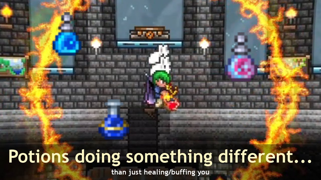 Potions in Terraria that does something different... YouTube