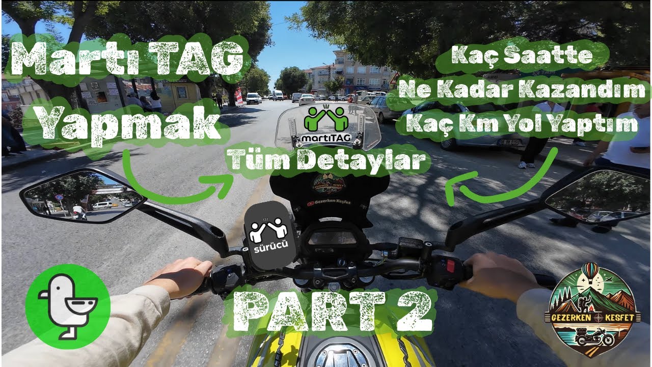Tüm Detaylarıyla Martı Tag | Motosikletle Martı Tag Yapmak | Part 2
