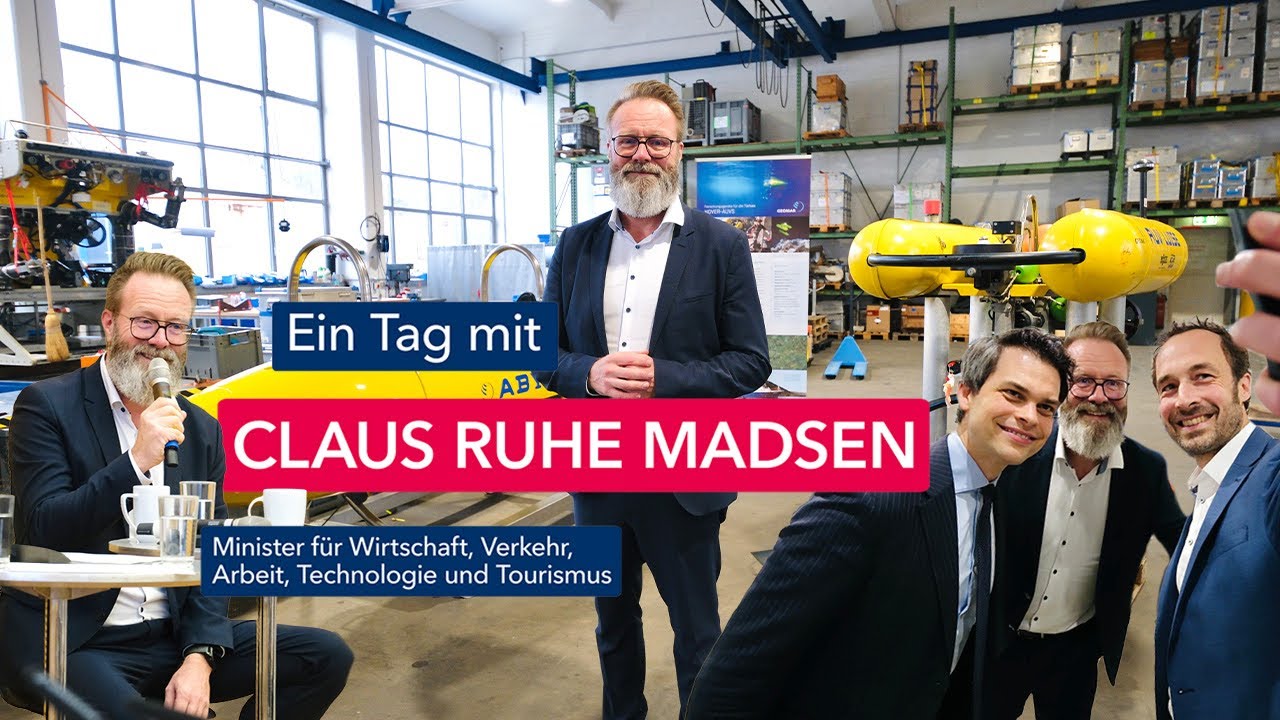 Ein Tag mit Wirtschaftsminister Claus Ruhe Madsen