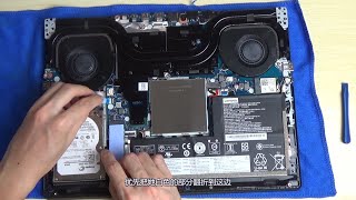小秋搞机视频联想Y7000 2019 拆机升级内存硬盘清灰涂硅脂维护视频