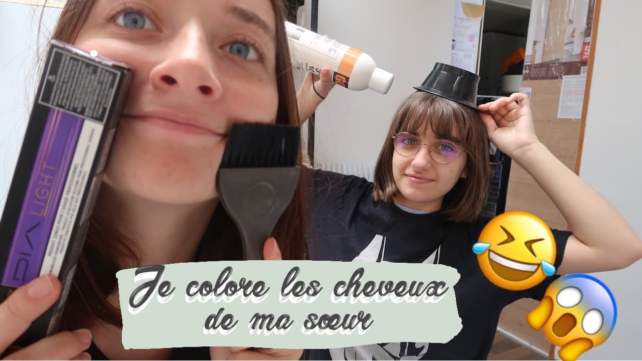 JE COLORE LES CHEVEUX DE MA SŒUR !