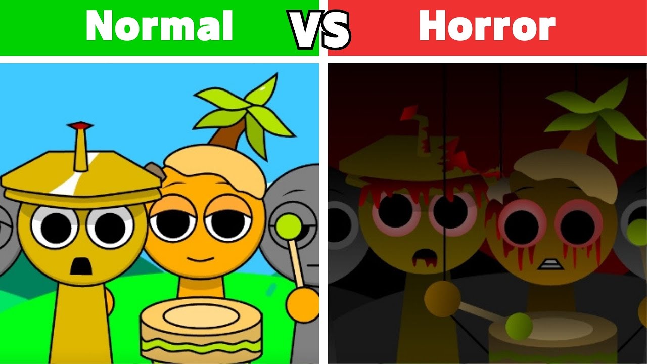 Incredibox - Iosaine Sprunki OCs v2.0 (New Mod) | Horror vs Normal (Mod Review/Comparison)