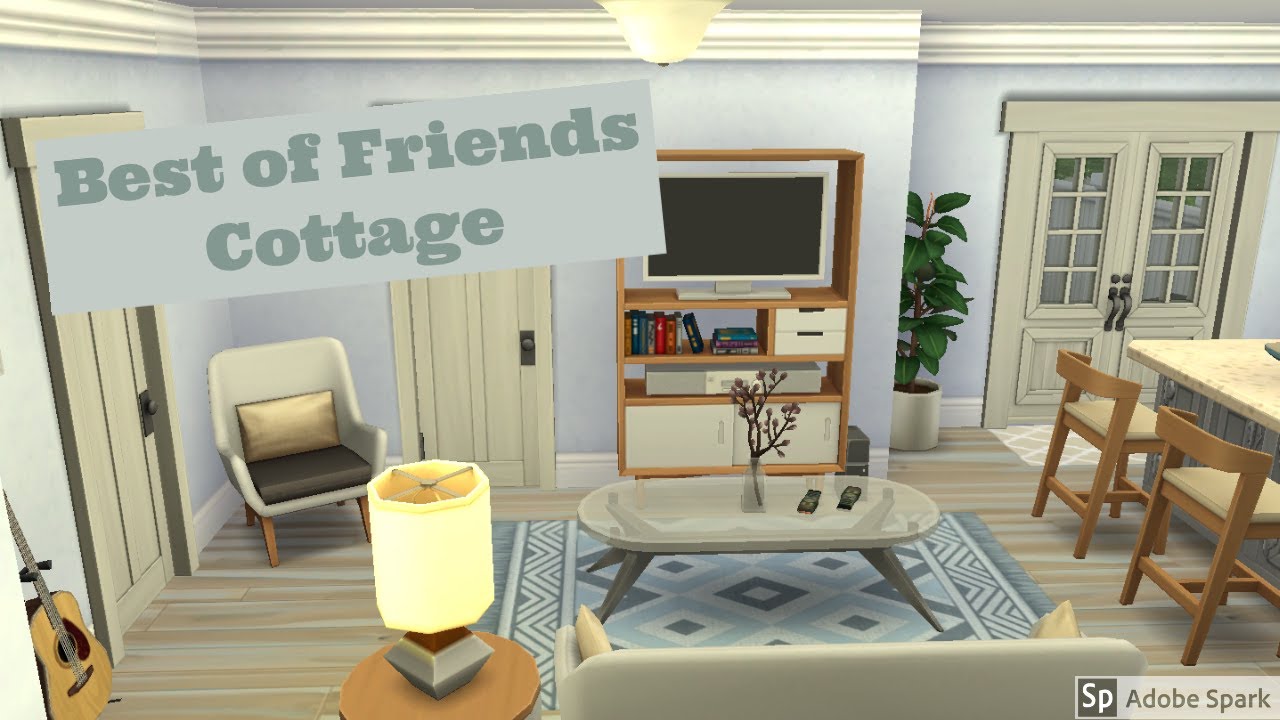 Best of Friends Cottage The Sims 4 Speed Build YouTube